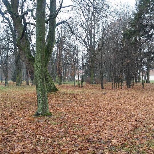 Park z alejami i teren starego sadu