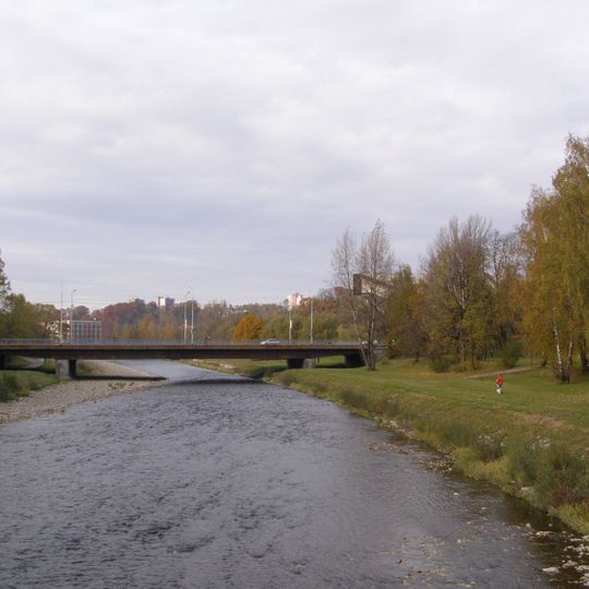 Most Hlavní třídy přes Ostravici ve Frýdku-Místku