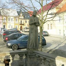 Socha svatého Kajetána na náměstí v Klášterci nad Ohří