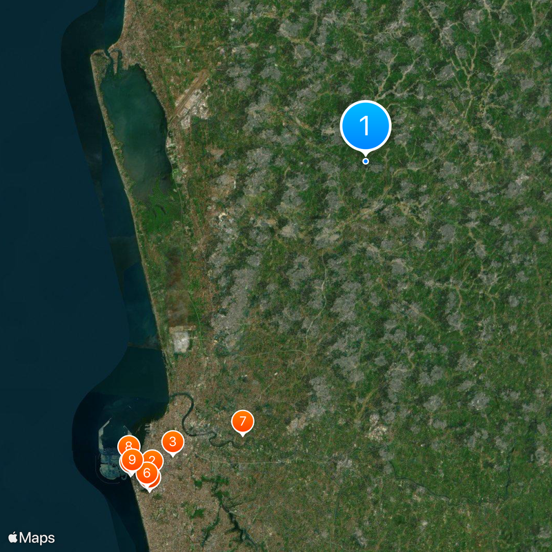 Gampaha District Map