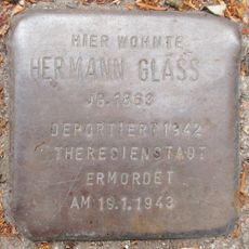 Stolperstein dedicated to Hermann Glass