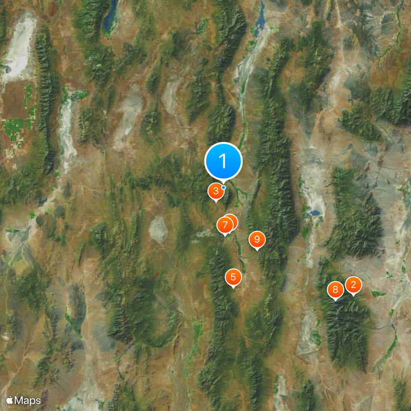 White Pine County Map