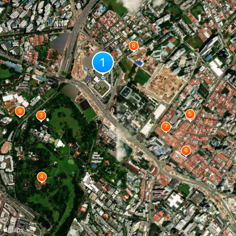 KK Women's and Children's Hospital Map