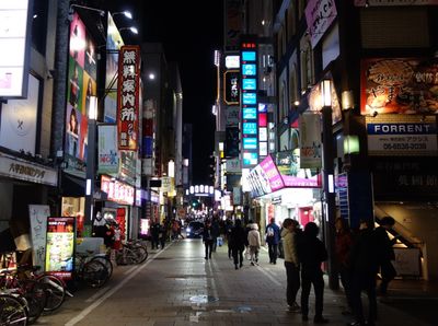 At night 0