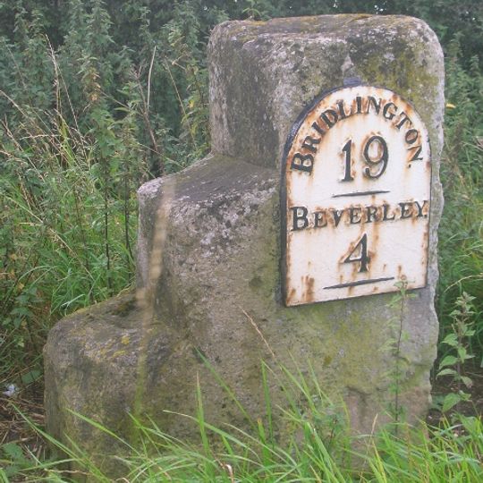 Milestone, W of Meaux Lane