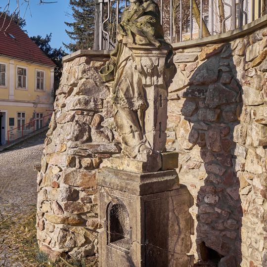 Socha svatého Jana Nepomuckého v Klášterci nad Ohří