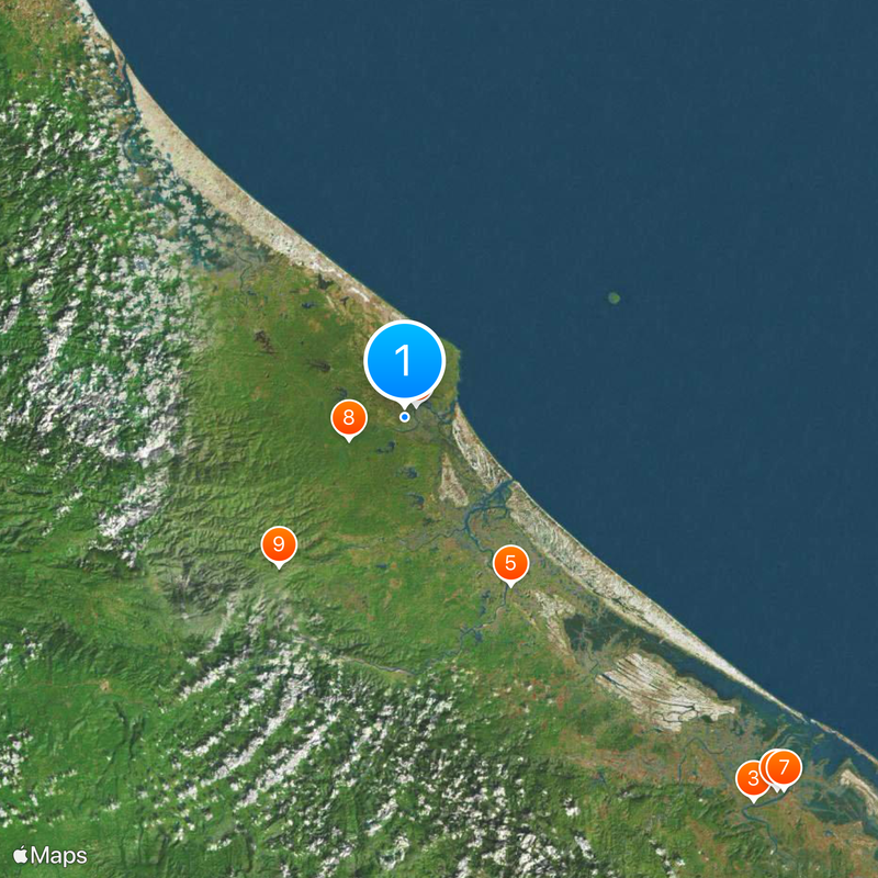 Vietnamese Demilitarized Zone Map