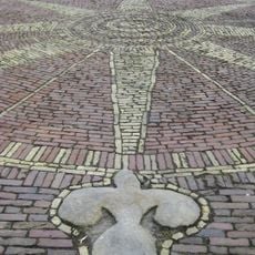 Windroos Jan Nieuwenhuyzenplein, Edam