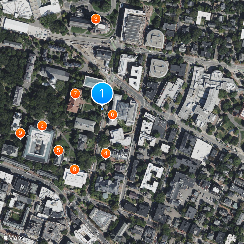 Harvard Art Museums Mapa