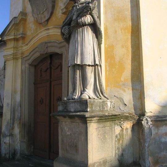 Socha svatého Jana Nepomuckého na Bartolomějském náměstí ve Veselí nad Moravou