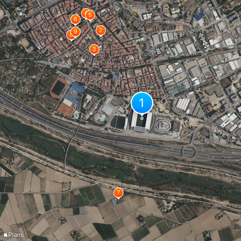 RCDE Stadium Mapa