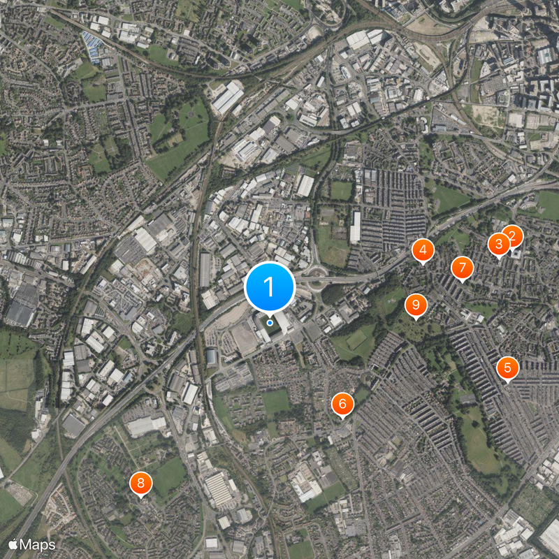 Elland Road Map