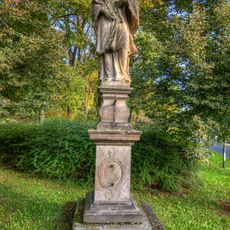 Statue of Saint John of Nepomuk in the streets Jana Švermy and Pionýrů, Kadaň