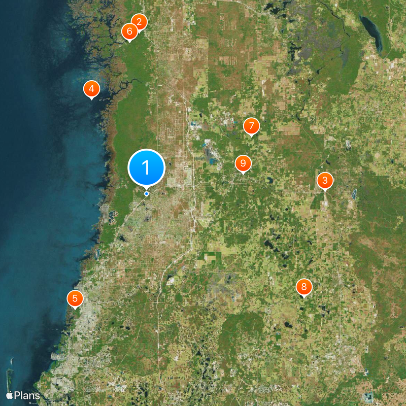 Weeki Wachee Springs Carte