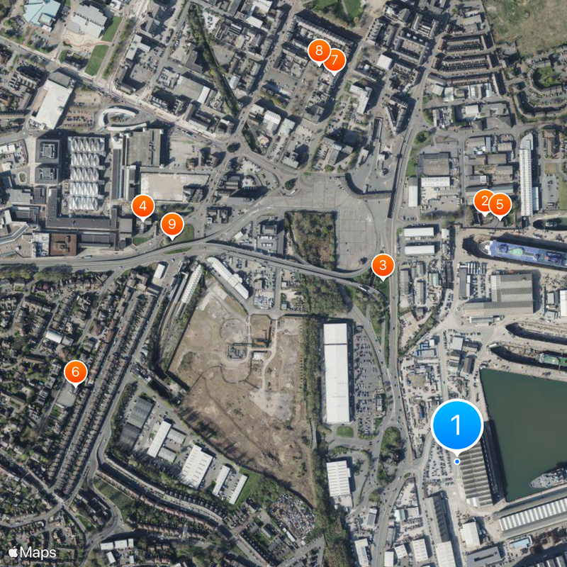 Cammell Laird Map