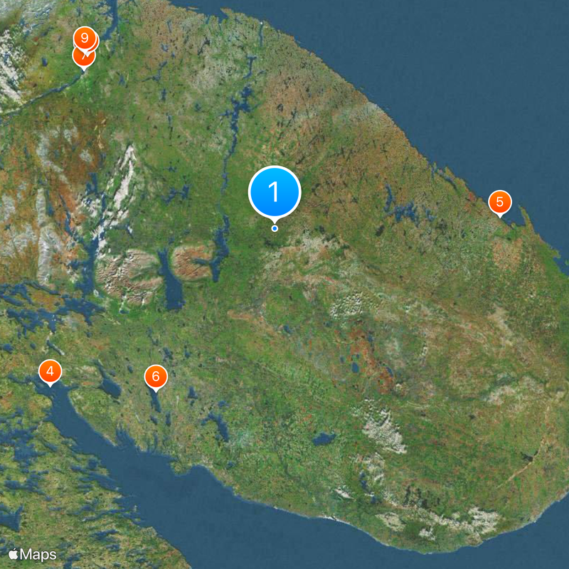 Półwysep Kolski Mapa