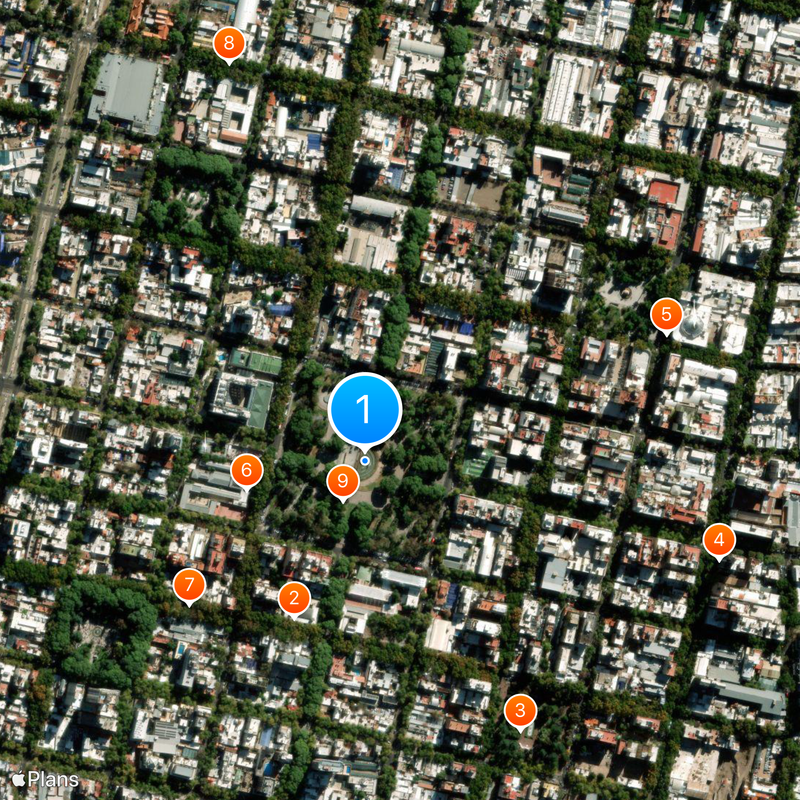 Plaza Independencia Mapa