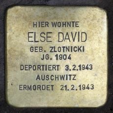 Stolperstein für Else David