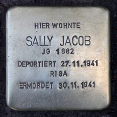 Stolperstein dedicated to Sally Jacob