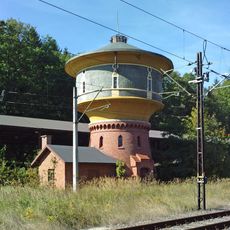 Railway water tower in Międzylesie