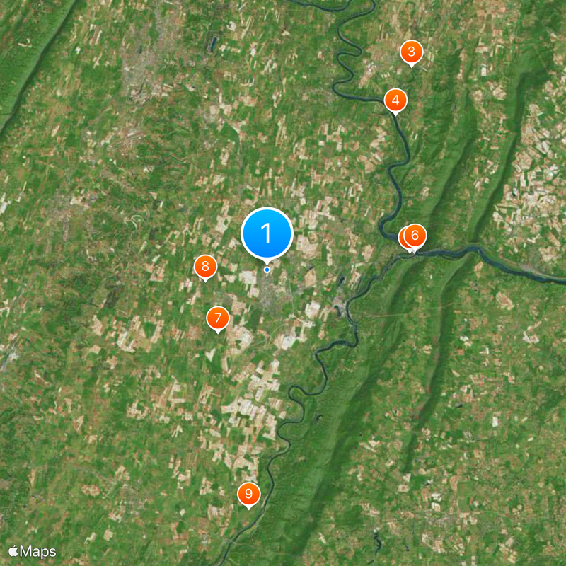 Comté de Jefferson Carte