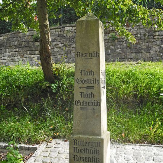 Wegestein Rosentitzer Straße -