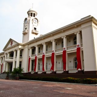 The Chinese High School Clock Tower Building
