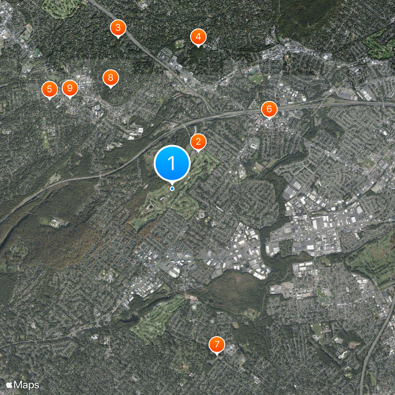 Municipio de Springfield Mapa