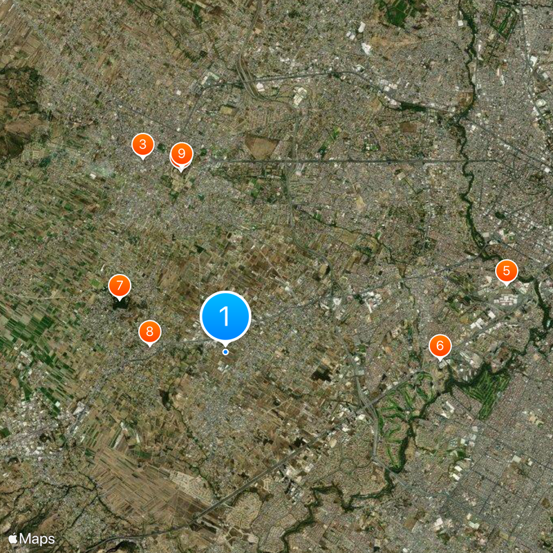 San Andrés Cholula Municipality Map