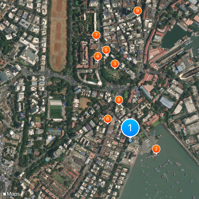 Taj Mahal Palace Hotel Map