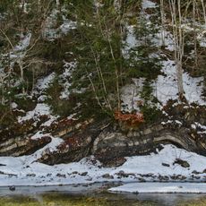 Junghansen-Schichten an der Bolgenach SE von Balderschwang