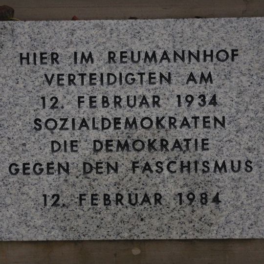 Memorial Austrian civil war February 1934