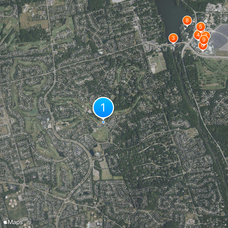 Muirfield Village Map