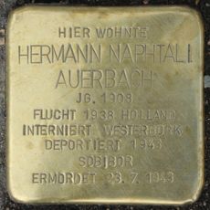 Stolperstein dedicated to Hermann Naphtali Auerbach