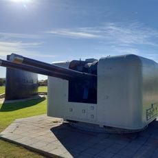 HMAS Derwent 4.5-inch naval gun