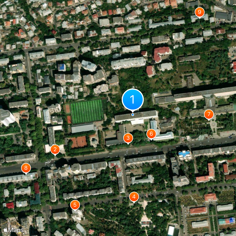 Tbilisi State Medical University Map