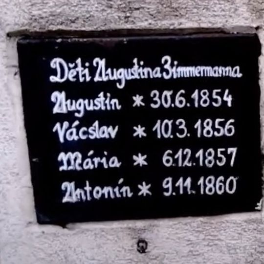 Grave of Zimmermann's children