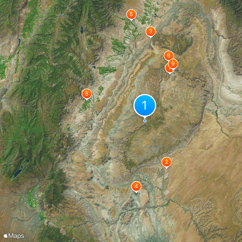 San Rafael Swell Map