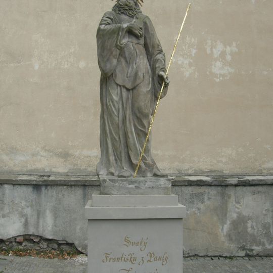 Socha svatého Františka z Pauly