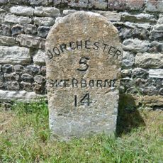 Milestone, Godmanstone Village, Manor Farm