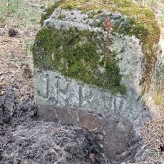 Kamień graniczny pola górniczego