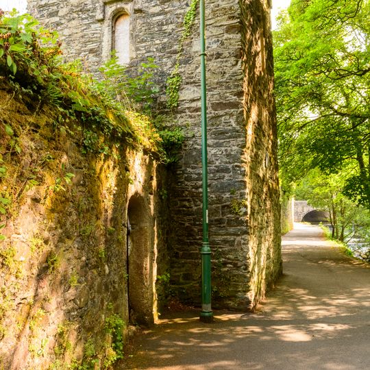 Still House And Abbey Wall