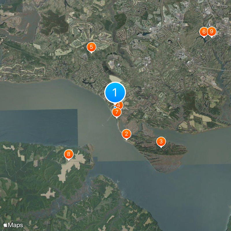 Jamestown Settlement Carte