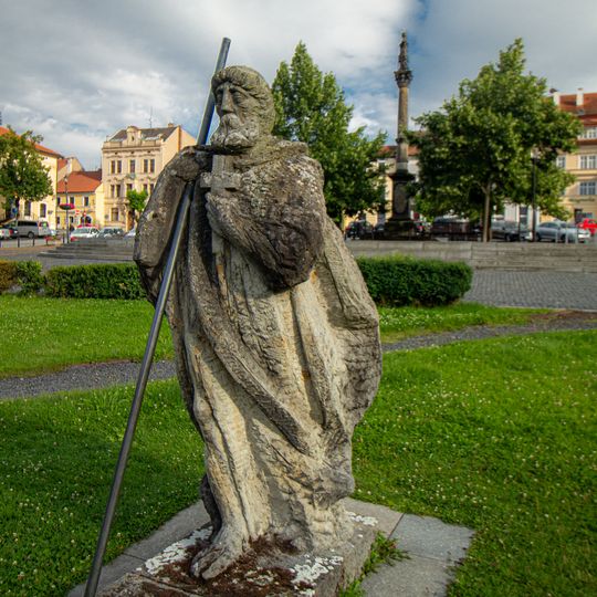 Socha svatého Vojtěcha na Karlově náměstí v Roudnici nad Labem