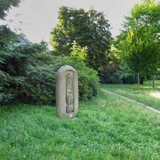 Socha Jezinky v Šumperku v Sadech 1. máje