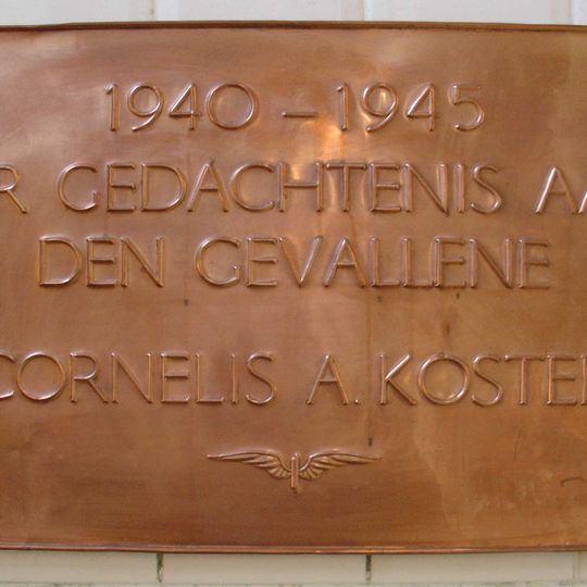 Plaquette in het NS-station