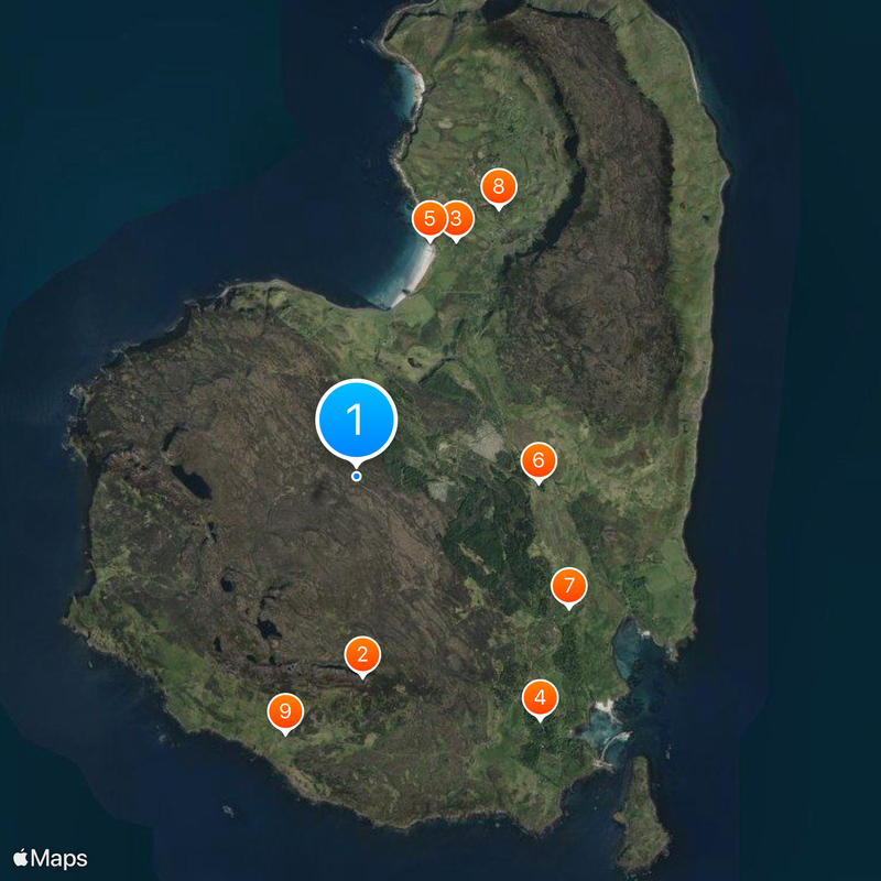 Eigg Map