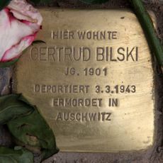 Stolperstein dedicated to Gertrud Bilski