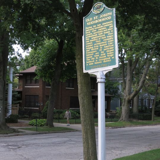 Old Saint Joseph Neighborhood Historical Marker