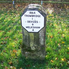 Milestone, Hilperton Road; just W of jcn B3105 roundabout